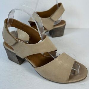 ❤️ Miz Mooz Tan Women's Leather Sandals 39